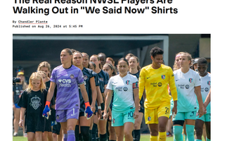The Real Reason NWSL Players Are Walking Out in "We Said Now" Shirts