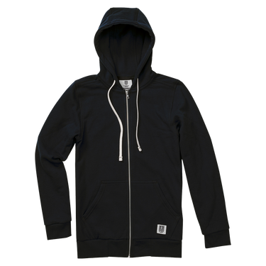 Black All American Zip Up Hoodie by American Roots.  American Made, American Sourced. Union Made.
